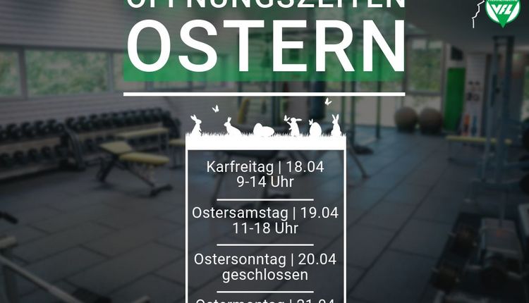 Öffnungszeiten an den Osterfeiertagen